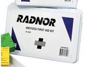 Radnor 16 Person Unitized First Aid Kit In Plastic Case