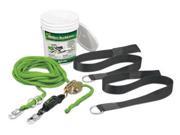 Miller by Honeywell 30 TechLine Two Worker Temporary Horizontal Kernmantle Rope Lifeline Kit