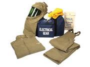 National Safety Apparel 2X Navy UltraSoft ArcGuard Compliance Level 4 Flame Resistant Arc Flash Personal Protection Equipment Kit With Size 9 Gloves