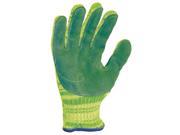 Wells Lamont X Large Green And Yellow Whizard Metalguard Gunn Cut 7 gauge Heavy Weight Fiber And Stainless Steel Ambidextrous Cut Resistant Gloves With