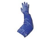 SHOWA Best Glove Size 9 Royal Blue NSK 26 26 Cotton Interlock Knit Lined 2 mil Supported Nitrile Fully Coated Chemical Resistant Gloves With Rough Finish And G