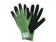 West Chester 2X Black AndGreen PosiGrip Cut Resistant Gloves With Extended Cuff Kevlar And Steel Lined And Microfoam Nitrile Coating