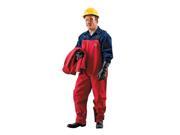 Ansell 2X Red Sawyer Tower CPC Polyester Trilaminate Gore Fabric Chemical Protection Bib Overalls
