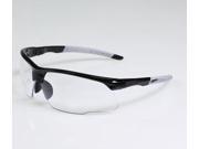 Radnor QuartzSight5? Safety Glasses With Black Frame And Clear Anti Fog Lens