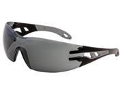 Uvex By Honeywell S4121D Pheos Safety Glasses With Black And Gray Frame And Gray Dura streme Anti Fog Hard Coat Lens
