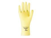 Ansell Size 9 Natural Technicians 12 13 mil Unsupported Natural Rubber Latex And Neoprene Light Duty Chemical Resistant Gloves With Pebble Embossed Grip Finish