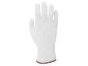 Ansell Size 6 White SafeKnit Ultra Light Duty Spectra And Fiber Ambidextrous Cut Resistant Gloves With Knit Wrist And Kevlar Lined
