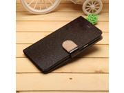 Glittering Leather Flip Case Cover for Samsung Galaxy Note4 Black