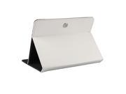 Universal Foldable PU Leather Case Stand cover Holder For 8 inch Tablet PC White