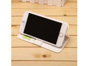 5.5 Litchi Pattern Stand Wallet PU Flip Leather Case Cover For iPhone 6 Plus White