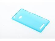 TPU Rubber Gel Back Cover Protector Case for HTC Windows Phone 8X C620T C620D Blue