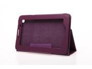 Folio PU Leather Folding Stand Case Cover For 7 Lenovo IdeaTab A3000 Tablet Purple