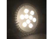 E27 9W LED Par Light Bulb Lamp Cool Warm White 85V 220V White