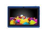 iRULU eXpro X1 7 Android 4.4 KitKat Tablet with GMS Certification 1024*600 HD Resolution Quad Core 512MB RAM 16GB ROM Blue