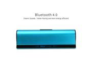 iRULU Wireless Stereo Bluetooth Speaker Stainless Aluminum Shell with Stand Dock For IOS Android Devices Blue