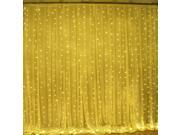 GBB 24V 600LED Party Curtain String Lights For Christmas Halloween Wedding decoration. Warm White 6m x 3m 19.6ft x 9.8ft