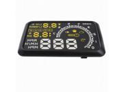 W02 5.5 Car OBDII Head Up Display HUD KMH MPH Voltage Speed Warning System