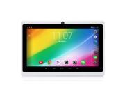 iRULU X1 Basics Beyond 7 Inch Android 4.4 KitKat Tablet with GMS Certification 1024*600 HD Resolution Quad Core 512MB RAM 8GB ROM White