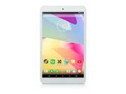 iRULU 8 Inch Google Android 5.1 Lollipop Tablet PC Quad Core IPS Multi touch Screen 1280*800 Resolution 16 GB Nand Flash White Front with Silver Metal Cov