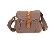 Men s Women s Vintage Canvas Leather Satchel School Military Shoulder Backpacks Messenger Bag Outdoor Bags outdoor backpack