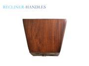 Replacement 3 Rectangular Solid Wood Walnut Leg for Couch Loveseat Ottoman