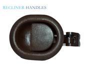 Recliner Handles Small Oval Recliner Handle Recliner Handle only no Recliner Cable Brown Finish 3mm Barrel Cable Hole