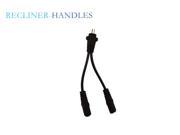 Recliner Handles 2 Pin Splitter Lead Y Cable 2 Motors to 1 Power Supply for Electric Recliner Lift chair