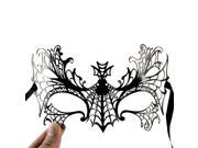 Etang Women Luxury Filigree Venetian Mardi Gras Masquerade Halloween Laser Cut Metal Mask with Crystals MMAK009