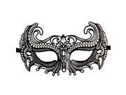 Etang Women Luxury Filigree Venetian Mardi Gras Masquerade Halloween Laser Cut Metal Mask with Crystals MMAK025