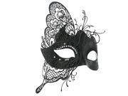 Etang Women Luxury Filigree Venetian Mardi Gras Masquerade Halloween Laser Cut Metal Mask with Crystals MMAK035