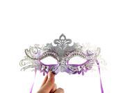 Etang Women Luxury Filigree Venetian Mardi Gras Masquerade Halloween Laser Cut Metal Mask with Crystals MMAK010 2