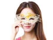 Etang Women Luxury Filigree Venetian Mardi Gras Masquerade Halloween Laser Cut Metal Mask with Crystals MMAK010 3