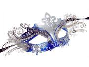 Etang Women Luxury Filigree Venetian Mardi Gras Masquerade Halloween Laser Cut Metal Mask with Crystals MMAK010 7