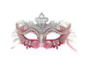 Etang Women Luxury Filigree Venetian Mardi Gras Masquerade Halloween Laser Cut Metal Mask with Crystals MMAK010 9