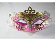 Etang Women Luxury Filigree Venetian Mardi Gras Masquerade Halloween Laser Cut Metal Mask with Crystals MMAK010 11