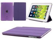 Apple iPad Mini Magnetic Smart Front Cover Back Slim Design Hard Case NEW purple