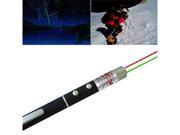 Dual Color Laser Pointer Pen Green and Red Presentation Powerful 532nm 650nm