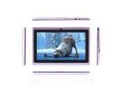 16GB Multi Color 7 Tablet PC Android 4.2 Dual Core Dual Camera A23 1.5GHz Violet