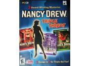 NANCY DREW TRIPLE THREAT FINAL SCENE 2 MORE GAMES for PC SEALED