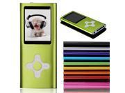 New 8GB Slim Mp3 Mp4 Player With 1.8 LCD Screen FM Radio Video Games Movie green