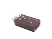 External USB 2.0 to 3D Virtual Audio Sound Card Adapter Converter 7.1 CH
