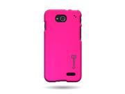For LG Optimus L90 Hard Rubberized Plastic Matte Snap On Phone Cover Case