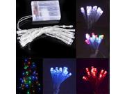 3M 30 LED Battery Powered Colors LED String Fairy Lights for Christmas Party