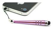 3Pcs x Stylus Short Sharp Metal Touch Screen Pen For iphone ipad tablet samgung HTC blackberry Tablet Pink