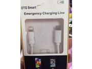 Mobile phone charge each emergency charging cable Samsung android apple share power bold OTG Smart Emergency Charging Line