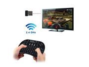 New Rii Mini i8 2.4G Original Wireless Gaming Fly Air Mouse Keyboard Touchpad For Android TV Box Black