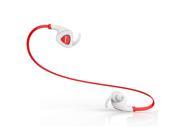 Bluedio Q5 In ear Wireless Bluetooth Headphone Sweatproof Sports Headset Music Earphone Built in Microphone Red