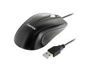 New For PC Laptop Desktop USB 3D Optical Ergonomic Scroll Wheel Mouse Mice Black