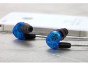 Moxpad X6 sport Earphones with Mic for MP3 player MP5 MP4 Mobile Phones in ear Earphone Sound Isolating headphone Blue