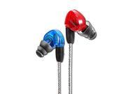 Moxpad X6 sport Earphones with Mic for MP3 player MP5 MP4 Mobile Phones in ear Earphone Sound Isolating headphone Blue and Red